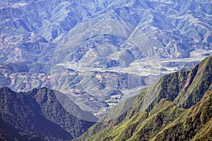 A scenic view of Heaven on earth, Fansipan highest mountain,Sapa,Vietnam